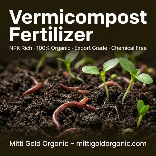 Organic Vermicompost Fertilizer